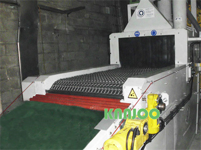 Alambre Mesh Conveyor Type de la máquina de Mesh Belt Passing Shot Blasting de las piezas de automóvil