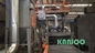 Máquina de deslizamiento de placas de acero de transporte de rodillos con intensidad de limpieza de 25-45 m/min